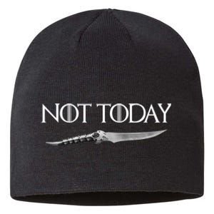 We Say Not Today God of Death Dagger Sustainable Beanie