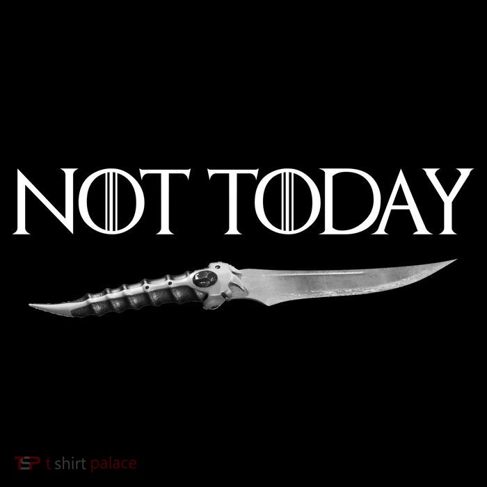 We Say Not Today God of Death Dagger Cooling Performance Long Sleeve Crew