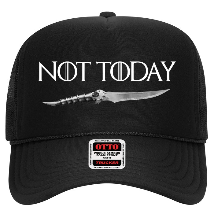 We Say Not Today God of Death Dagger Trucker Hat