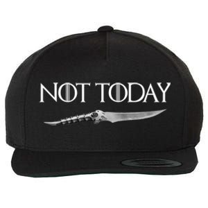 We Say Not Today God of Death Dagger Wool Snapback Cap