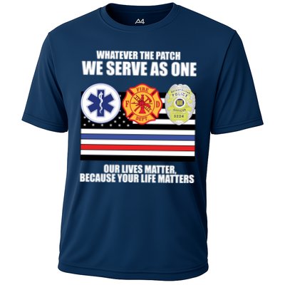 We Serve As One Our Lives Matter Performance Shirt