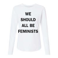 We Should All Be Feminists Women's Rights Womens Cotton Relaxed Long Sleeve T-Shirt