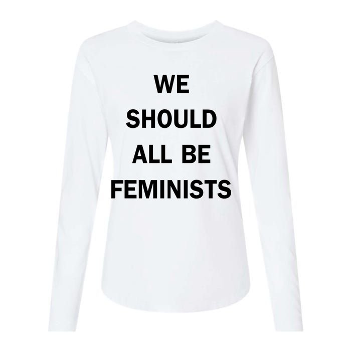 We Should All Be Feminists Women's Rights Womens Cotton Relaxed Long Sleeve T-Shirt