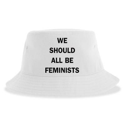 We Should All Be Feminists Women's Rights Sustainable Bucket Hat