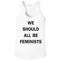 We Should All Be Feminists Women's Rights Ladies PosiCharge Competitor Racerback Tank