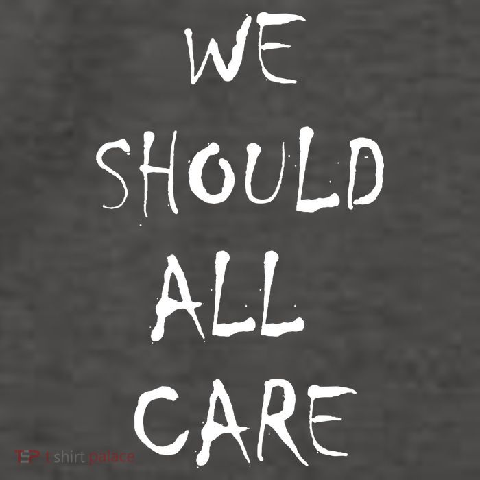 We Should All Care Vector Backpack