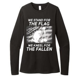 We Stand For The Flag We Kneel For The Fallen Womens CVC Long Sleeve Shirt