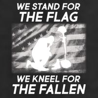 We Stand For The Flag We Kneel For The Fallen Hat