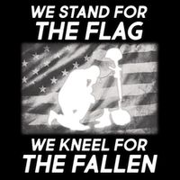 We Stand For The Flag We Kneel For The Fallen Wool Snapback Cap