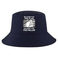 We Stand For The Flag We Kneel For The Fallen Cool Comfort Performance Bucket Hat