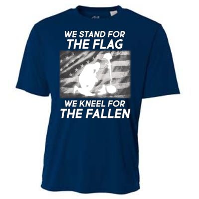 We Stand For The Flag We Kneel For The Fallen Cooling Performance Crew T-Shirt