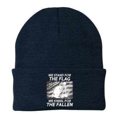 We Stand For The Flag We Kneel For The Fallen Beanie