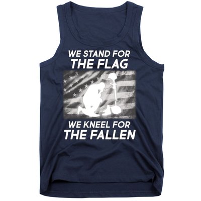 We Stand For The Flag We Kneel For The Fallen Tank Top