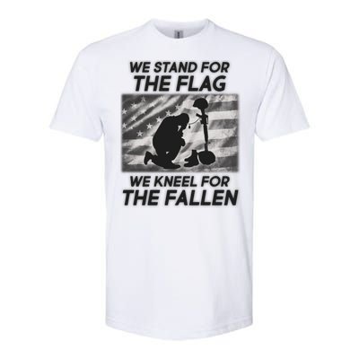 We Stand For The Flag We Kneel For The Fallen Softstyle® CVC T-Shirt