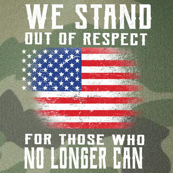 We Stand Out Of Respect For Those Who No Longer Can Legacy Tie Dye Trucker Hat