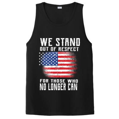We Stand Out Of Respect For Those Who No Longer Can PosiCharge Competitor Tank