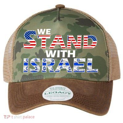 We Stand With Israel USA Legacy Tie Dye Trucker Hat