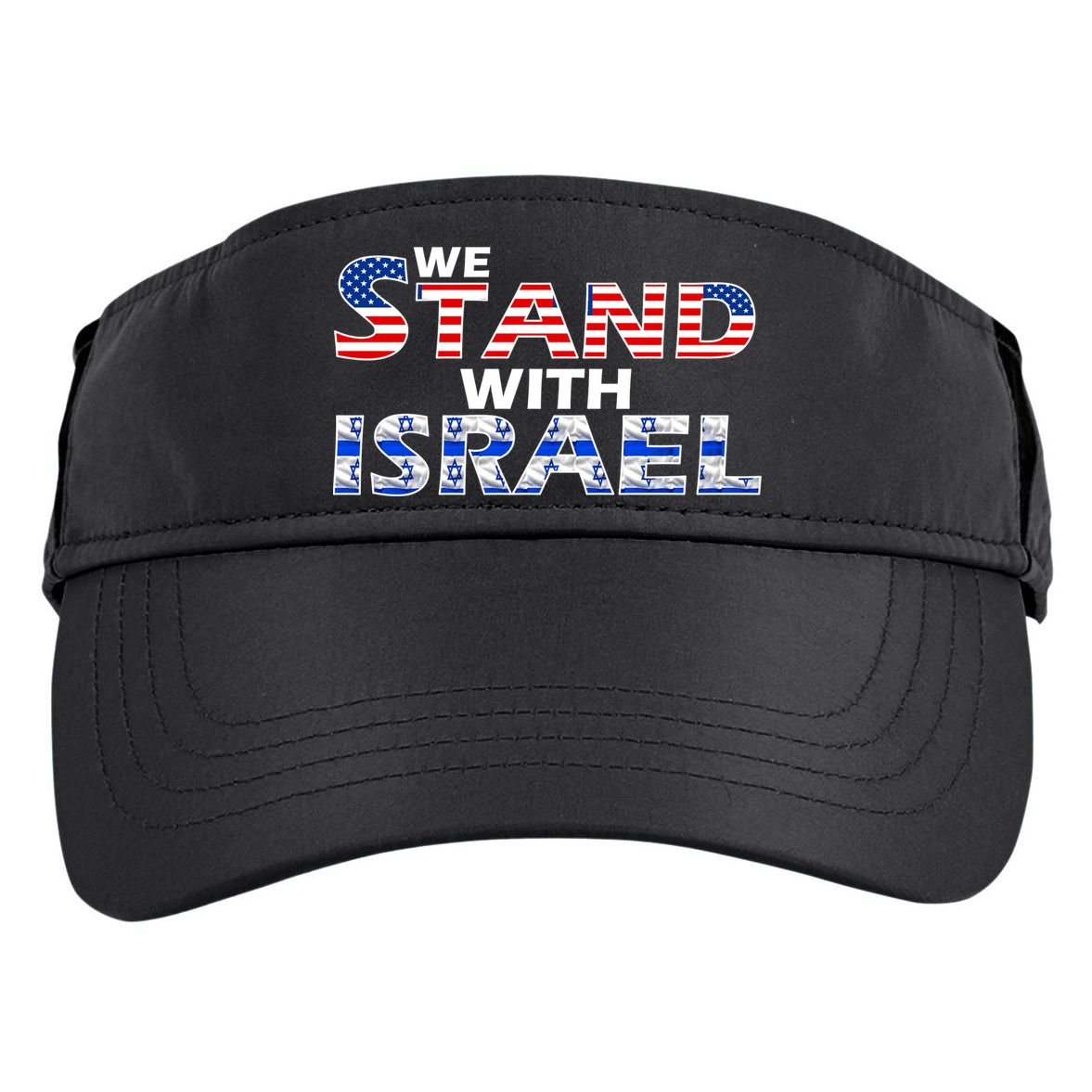 We Stand With Israel USA Adult Drive Performance Visor