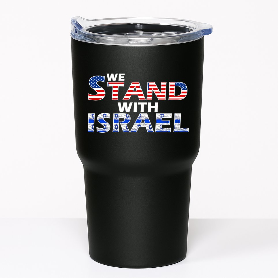 We Stand With Israel USA Tumbler