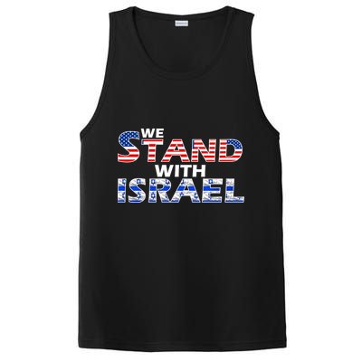 We Stand With Israel USA PosiCharge Competitor Tank