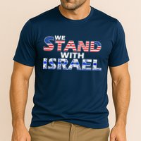 We Stand With Israel USA Cooling Performance Crew T-Shirt