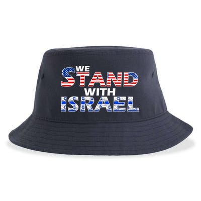 We Stand With Israel USA Sustainable Bucket Hat