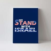 We Stand With Israel USA Canvas