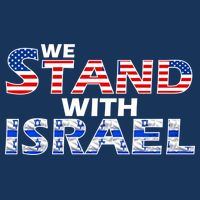 We Stand With Israel USA Flatbill Hat