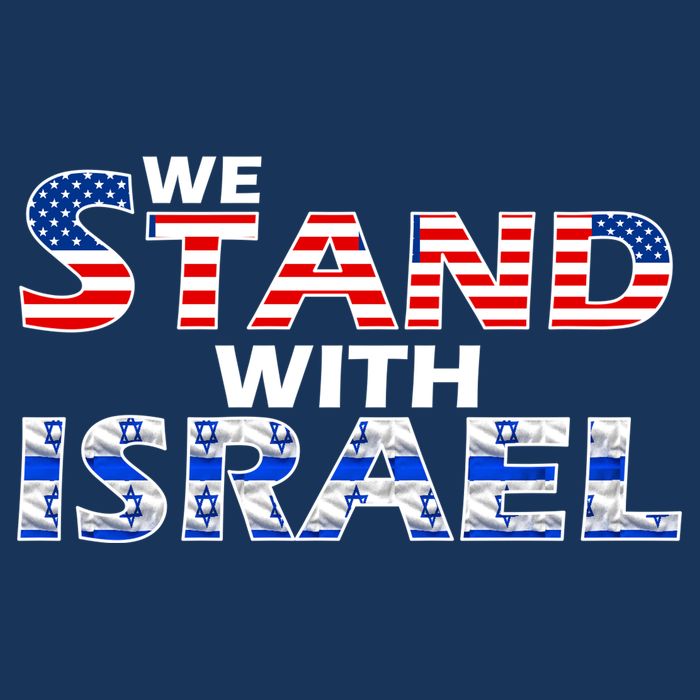 We Stand With Israel USA Flatbill Hat