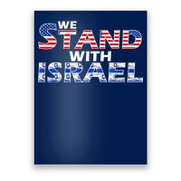 We Stand With Israel USA Poster