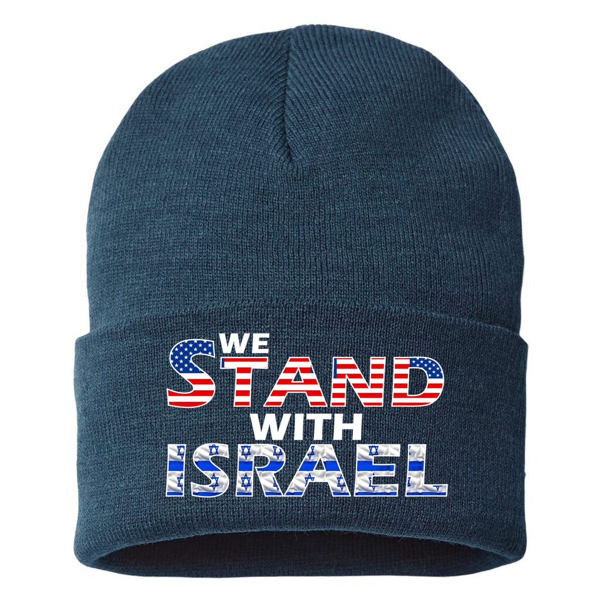 We Stand With Israel USA Sustainable Knit Beanie