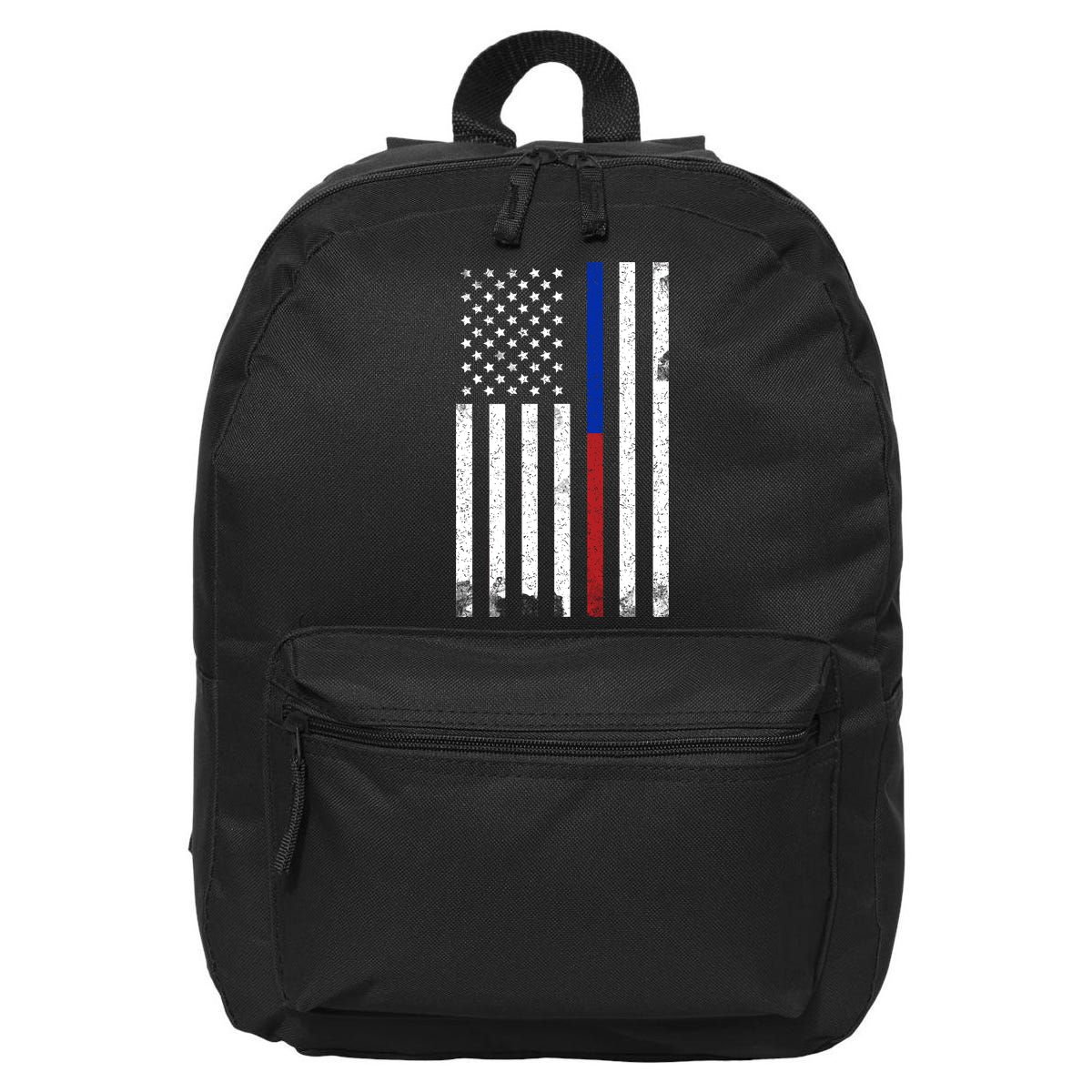 We The People Holsters  American Flag Thin Blue-Red Line 16 in Basic Backpack
