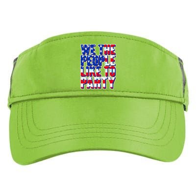 We The People Like To Party Adult Drive Performance Visor