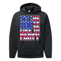 We The People Like To Party Performance Fleece Hoodie