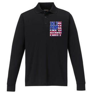 We The People Like To Party Performance Long Sleeve Polo