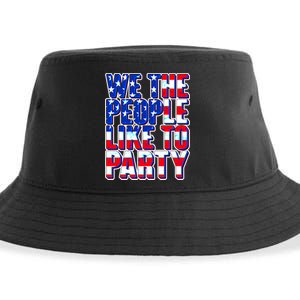 We The People Like To Party Sustainable Bucket Hat