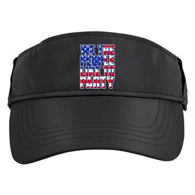 We The People Like To Party Adult Drive Performance Visor