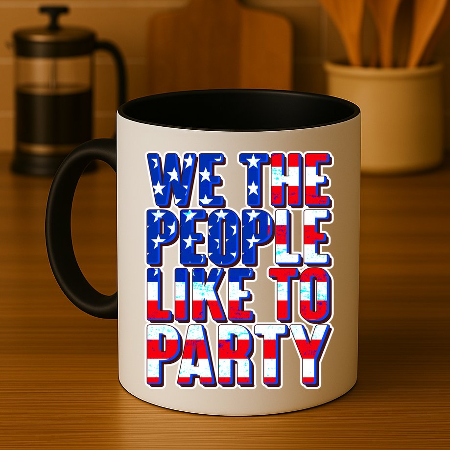 We The People Like To Party Mug