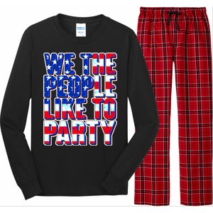 We The People Like To Party Long Sleeve Pajama Set