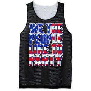 We The People Like To Party Mesh Reversible Basketball Jersey Tank