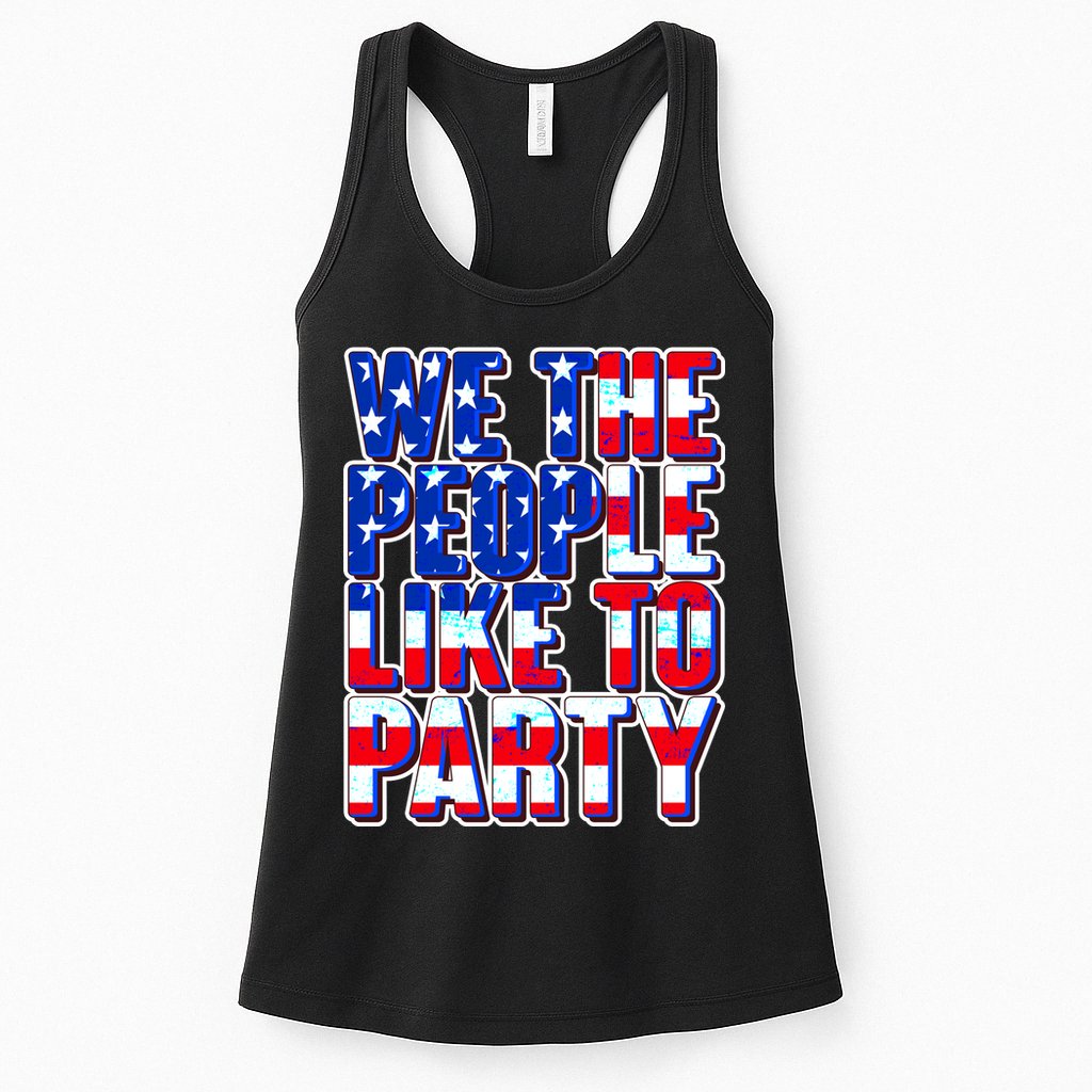 We The People Like To Party Womens Tank Top