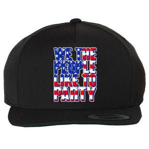 We The People Like To Party Wool Snapback Cap