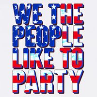 We The People Like To Party Garment-Dyed Sweatshirt