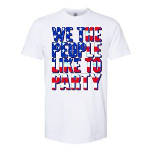 We The People Like To Party Softstyle CVC T-Shirt