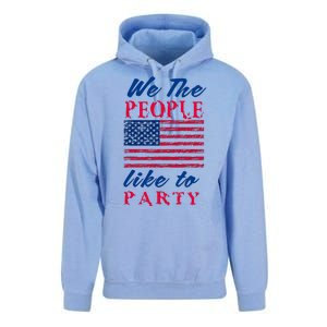 We The People Like To Party In The USA Unisex Surf Hoodie