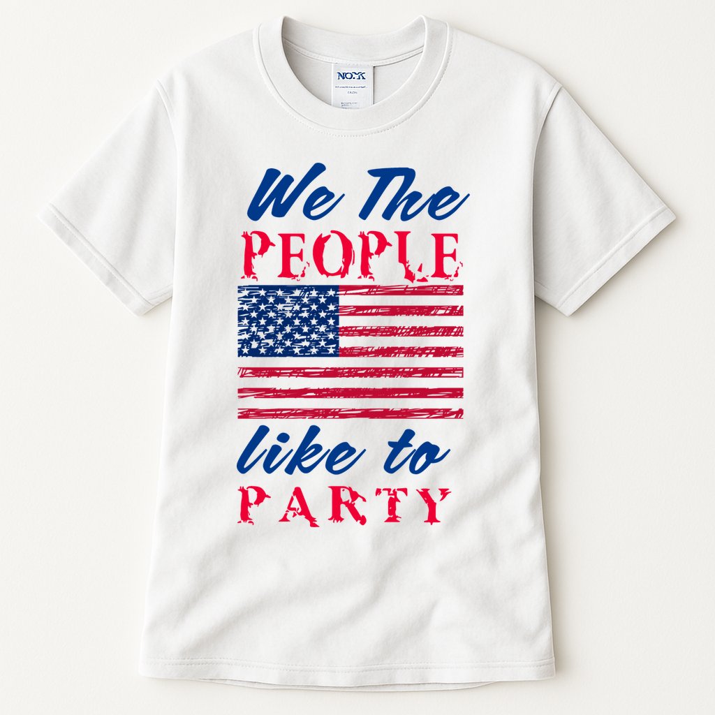 We The People Like To Party In The USA Tall T-Shirt