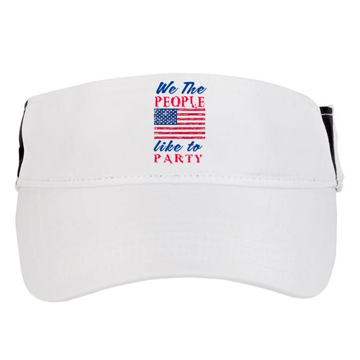 We The People Like To Party In The USA Adult Drive Performance Visor