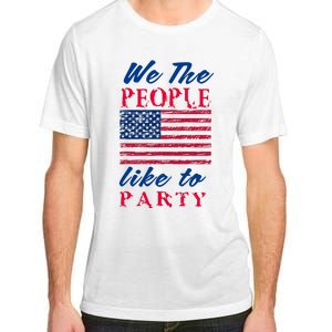 We The People Like To Party In The USA Adult ChromaSoft Performance T-Shirt