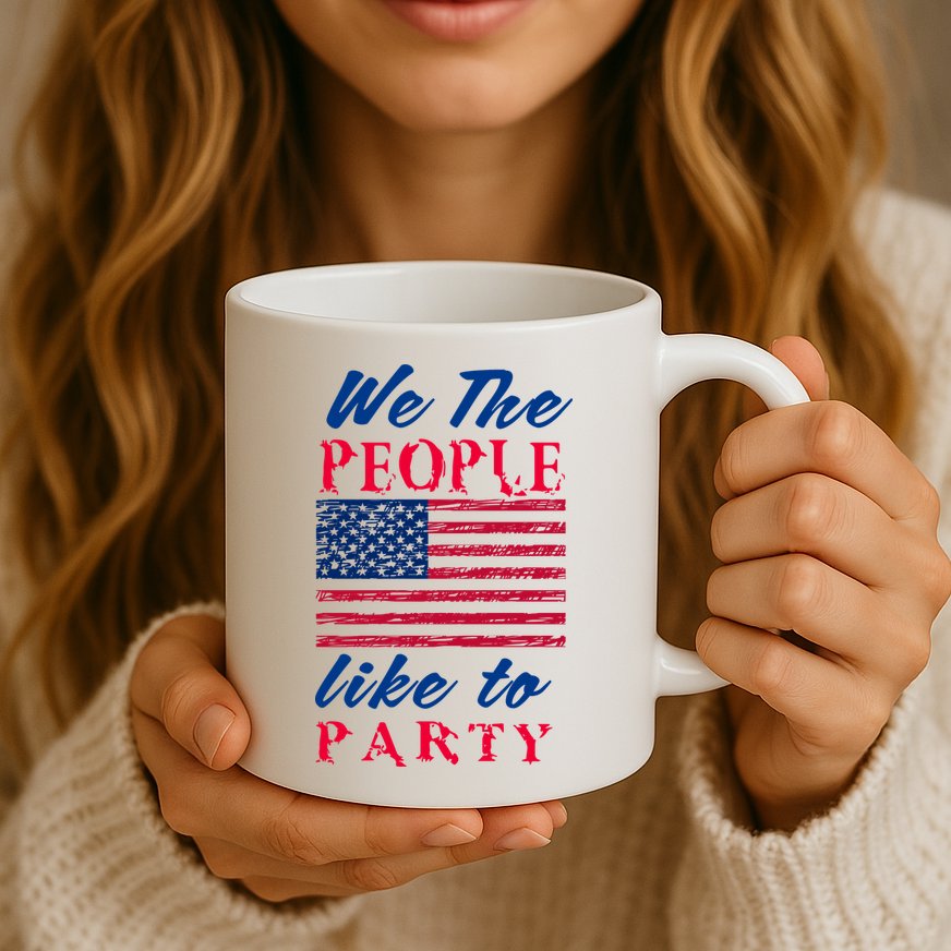 We The People Like To Party In The USA Mug