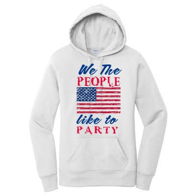 We The People Like To Party In The USA Women's Pullover Hoodie